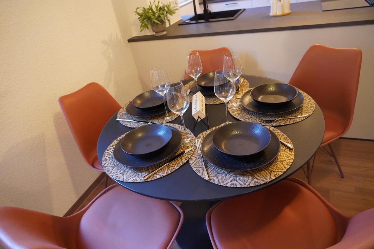 Design-Apartment I Direkt Im Zentrum I Boxspring I Nespresso I Terrasse Mit Garten I Parkplatz Bad Krozingen Exterior foto